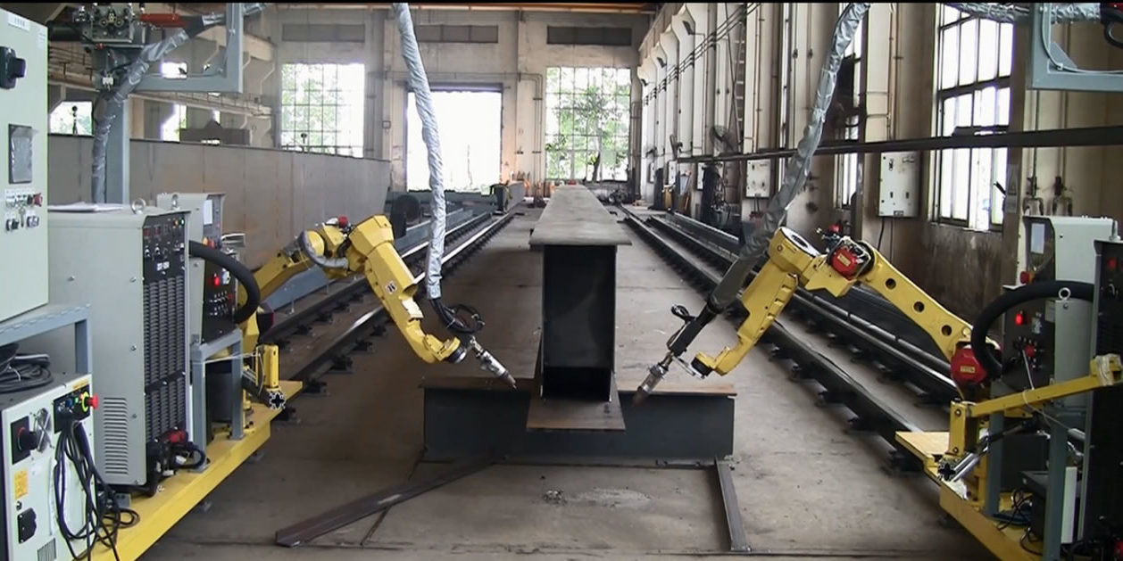 機器人焊接生產(chǎn)線