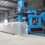 鋼材開平、預(yù)處理、切割下料線